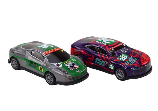 Legetøjsbiler pull-back 10-pak 1:64 racerbiler 8 cm, 3+ år