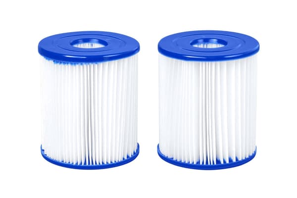 Poolfilterpatron Typ I 2-pack Ø8 cm H9 cm för Bestway filterpump
