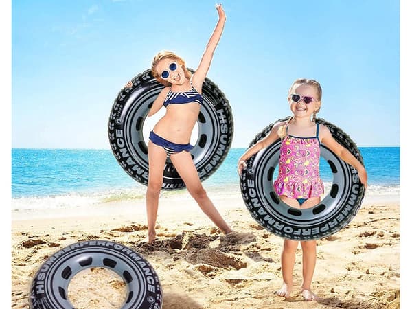 Oppustelig badering til børn dæk 50 cm