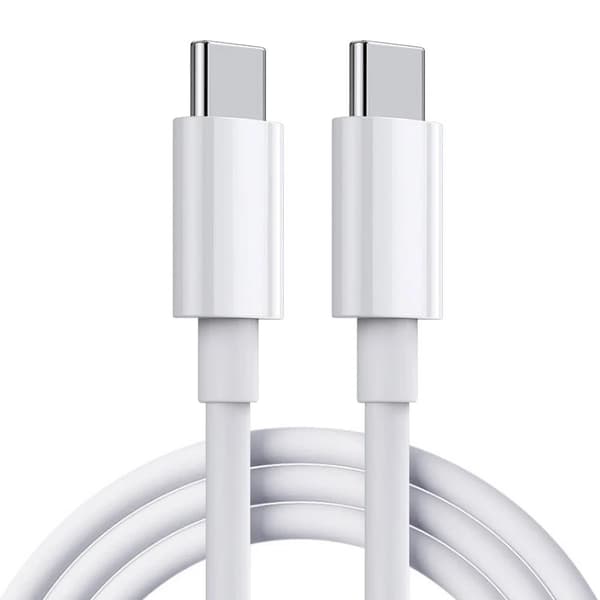 Hurtigoplader kompatibel med Samsung & iPhone - Adapter & Kabel 20W USB-C 2m