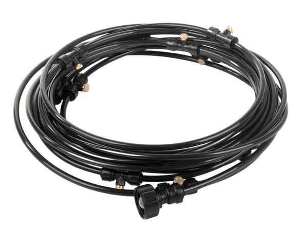 Bevattningssystem 10 m med 15 justerbara munstycken, set