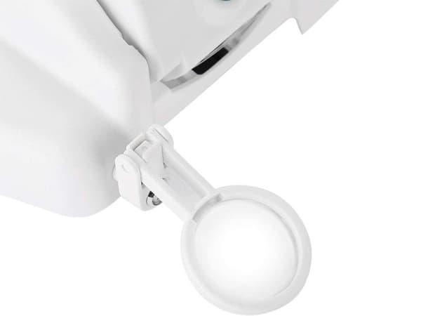 Pandelup med LED-belysning 1,5x/2x/8x sort/hvid