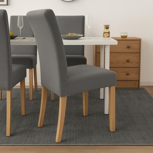 Stolsöverdrag 6-pack elastiska mörkgrå 65x40x35 cm universella