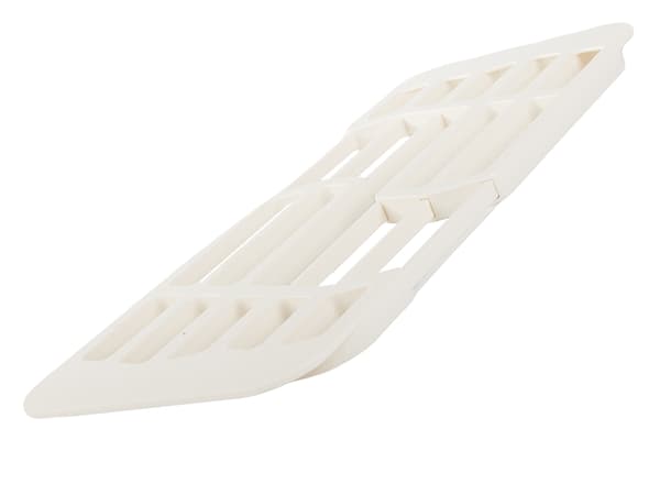 Teleskopisk diskställning för diskho plast vit 33–43 x 17 cm