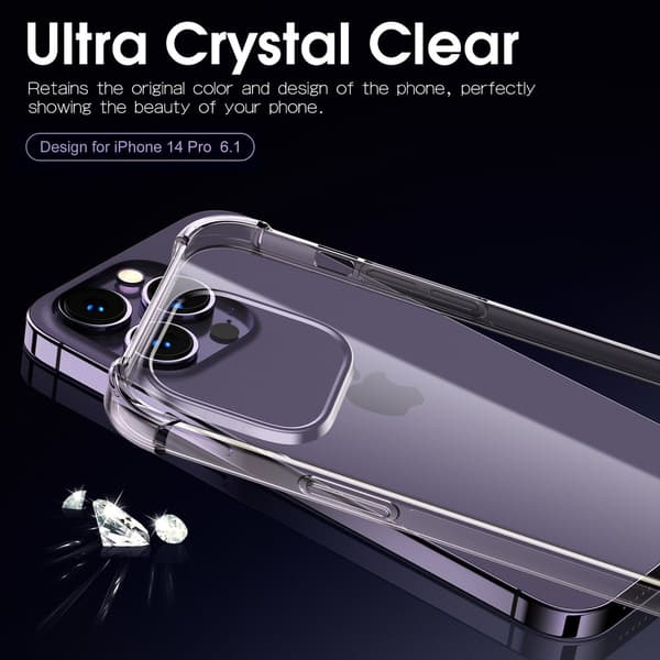 iPhone 15 Pro Silikon Shockproof Skal
