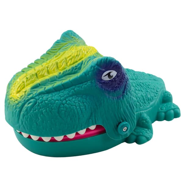 Chomping Dinosaur bitspel tryck tänder, barnspel 3+ år