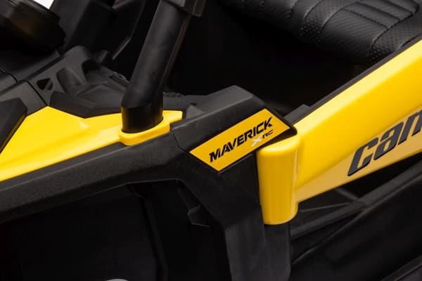 Batteridriven elbuggy för barn Can-Am DK-CA003 gul 118 cm