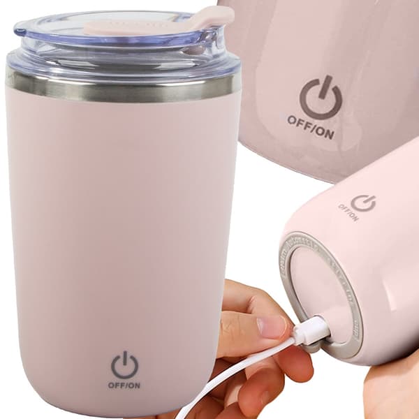 Selvrørende termokop 350 ml rustfrit stål IPX6 USB-C