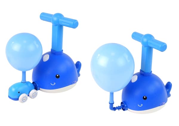 Ballongbil launcher-set delfin/krabba 4 bilar 3+ år
