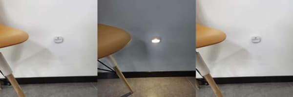 Trådlös LED-lampa med rörelsesensor vit, 3xAAA (ingår ej)