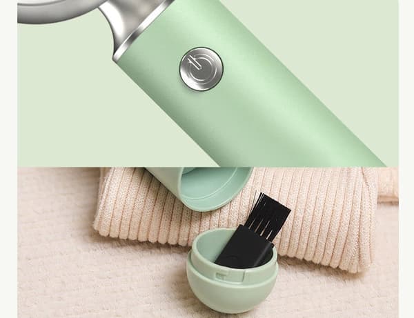 Fnugfjerner til tøj USB-C 6 blade LCD 19 x 7 cm