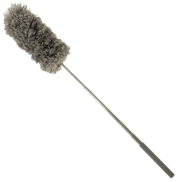 Teleskooppinen pölyharja mikrokuitu 83 cm harmaa