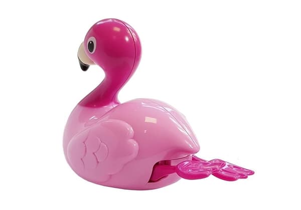 Flydende rosa flamingo badelegetøj til børn
