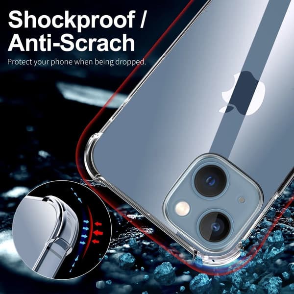 iPhone 14 Plus Silikon Shockproof Skal
