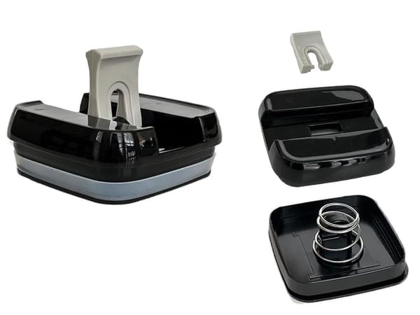Förvaringsburkar lufttäta plast 5-pack 0,5–1,9 l transparent