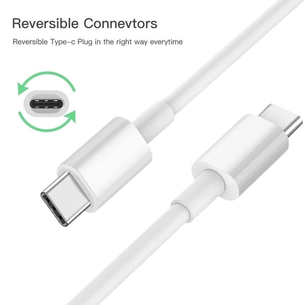 Universal 20W oplader med 2m USB-C kabel