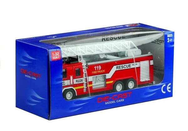 Brandbil med stige 1:32