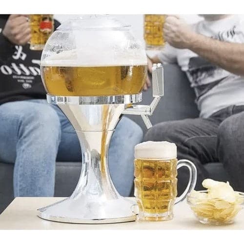 Drikkedispenser 3,5 L med isbeholder og låg, PP/silikone