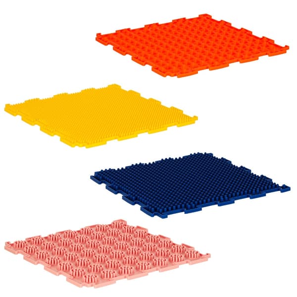 Sensorisk ortopedisk pusselmatta 8 moduler 24,2x24,2 cm barn 2+