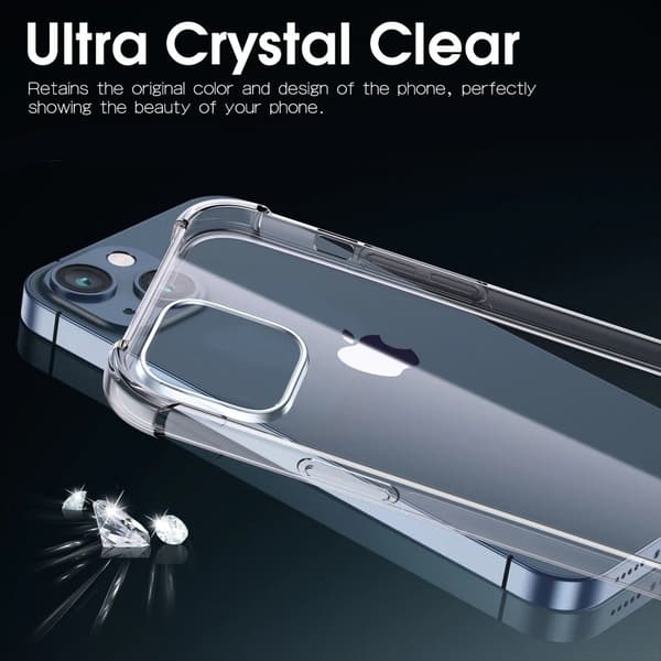 iPhone 13 Silikon Shockproof Skal