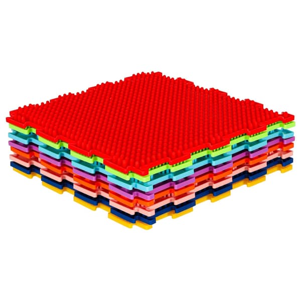 Sensorisk ortopedisk pusselmatta 8 moduler 24,2x24,2 cm barn 2+
