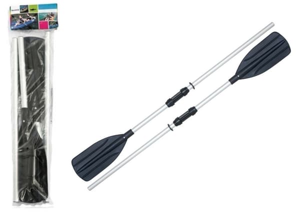 Hopfällbara aluminiumåror 2-pack 145 cm (sammanfogas 218 cm)