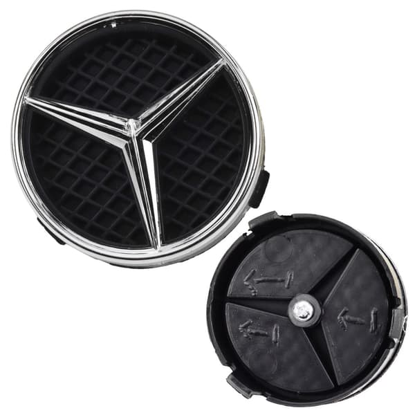 Bilskydd med emblem 7 cm i plast, 1-pack