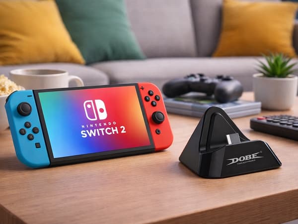 Laddstation/dockningsstation för Nintendo Switch/Switch 2 USB-C