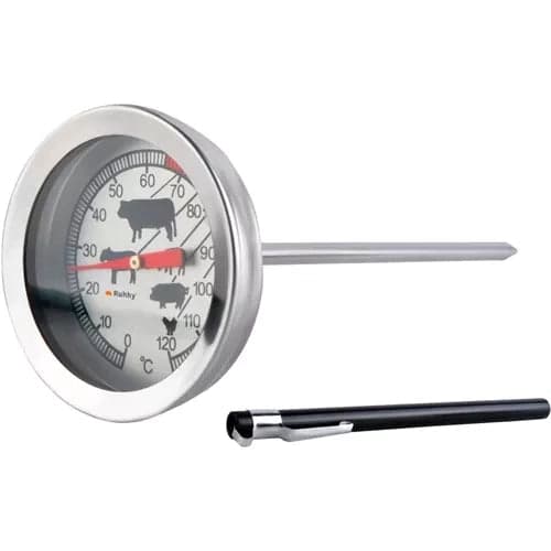 Trådløst stegetermometer analog med 13 cm probe 0–120°C