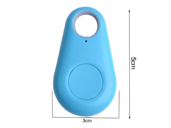 Bluetooth nyckelsökare nyckelring 25 m för iOS/Android blå