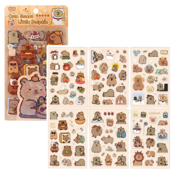 Capybara-tarrosetti 110 kpl 6 arkilla