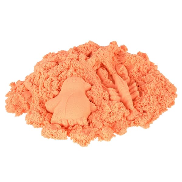 Sensorisk sand 1 kg orange i pose, fra 3 år