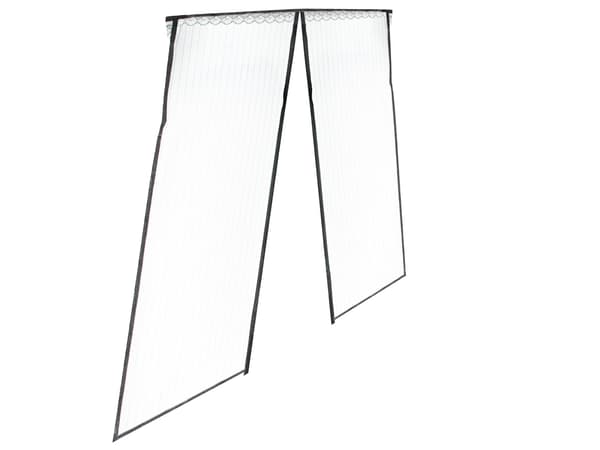 Magnetisk myggenet til dør 85x210 cm sort mesh