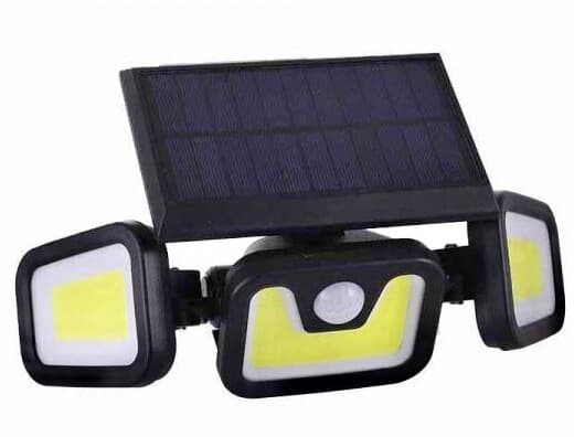 Aurinkokatuvalaisin 103 COB LED IP67 liike-/hämäräsensorilla