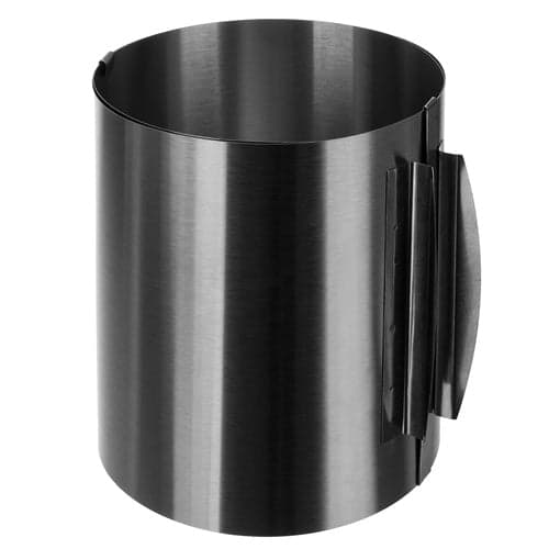 Justerbar bageform 20 cm høj rustfrit stål Ø16-30 cm med 2 klemmer