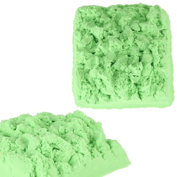 Sensorinen hiekka lapsille 1 kg vihreä, 3+ v