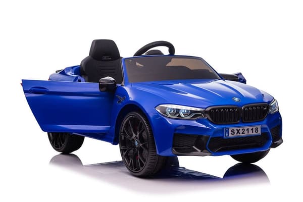 Batteridriven elbil BMW M5 Drift blå för barn