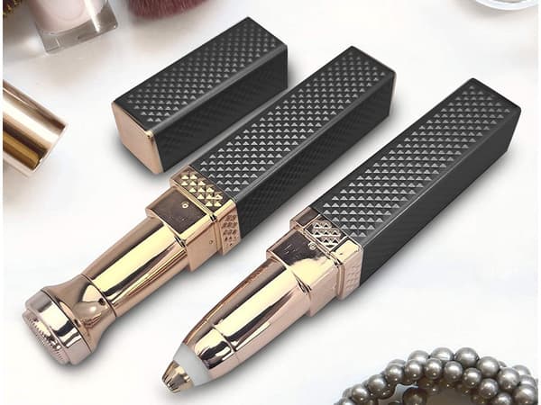 Øjenbrynstrimmer/ansigtstrimmer med LED genopladelig USB sort