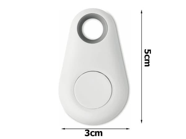 Bluetooth nøglefinder/nøglering 25 m til iOS/Android, batteri medfølger