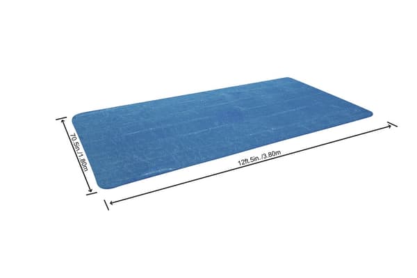 Solskydd poolöverdrag 404x201 cm för trädgårdspool