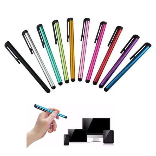 10 stk. Stylus Touchpen i Metallic til Touchskærme