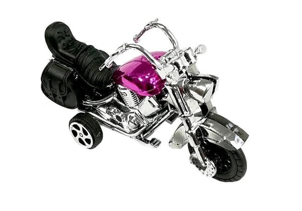 Legetøjsmotorcykler pull-back 3-pack 9 cm, fra 3 år