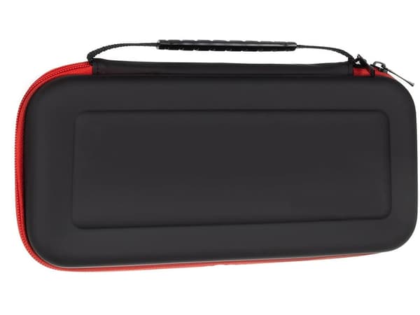 Nintendo Switch/OLED etui hårdt skal sort, plads til 10 spil
