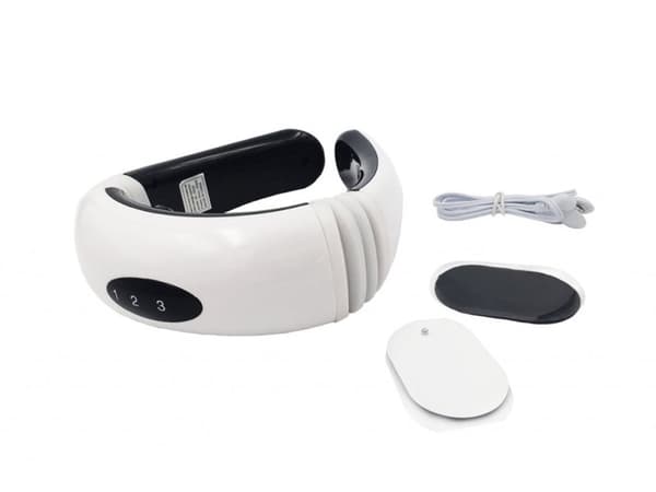 Nackmassageapparat med impulser 6 program inkl 2 elektroder