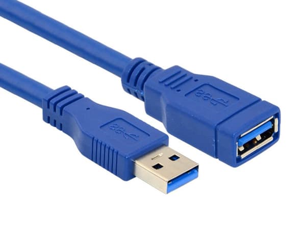 USB 3.0 forlængerledning USB-A han til USB-A hun 1,5 m