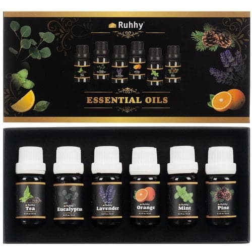 Doftoljor set 6x10 ml vattenlösliga för diffuser/luftfuktare