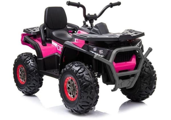 Batteridrevet el-firehjuling til børn 3+ år, rosa XMX607
