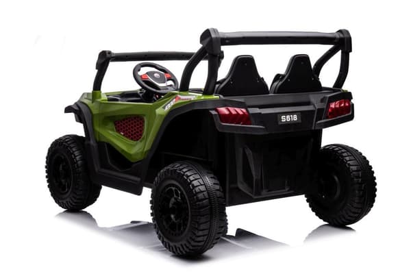 Eldriven åkbil för barn grön batteridriven ride-on bil