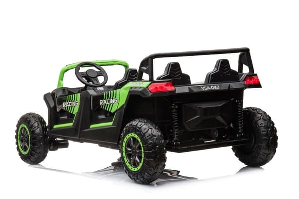 Batteribil 4x4 24V grön terrängbuggy A033