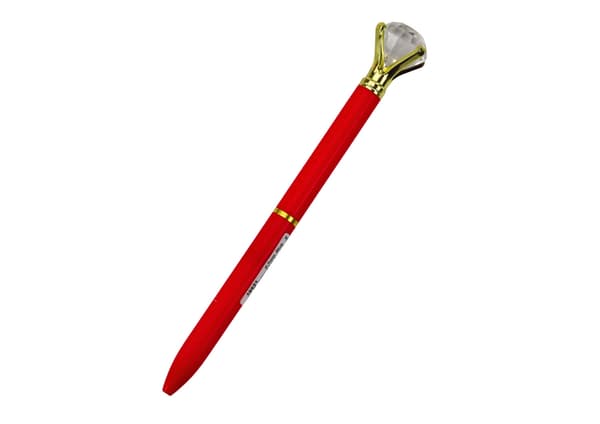Kulspetspenna med diamanttopp 16 cm, 48-pack